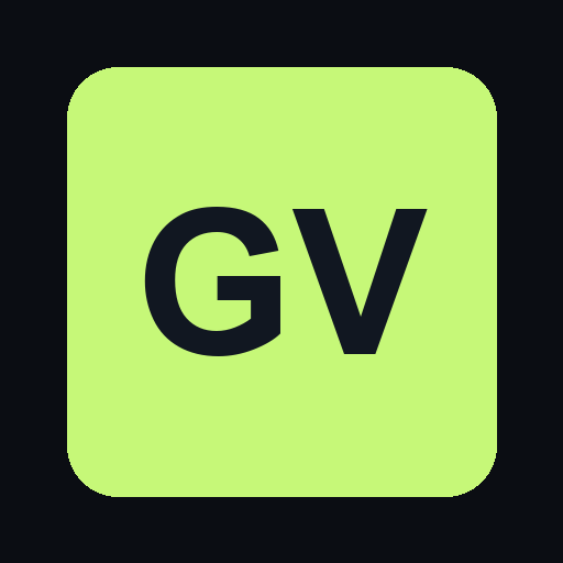 GameVerse GV monogram — official brand mark