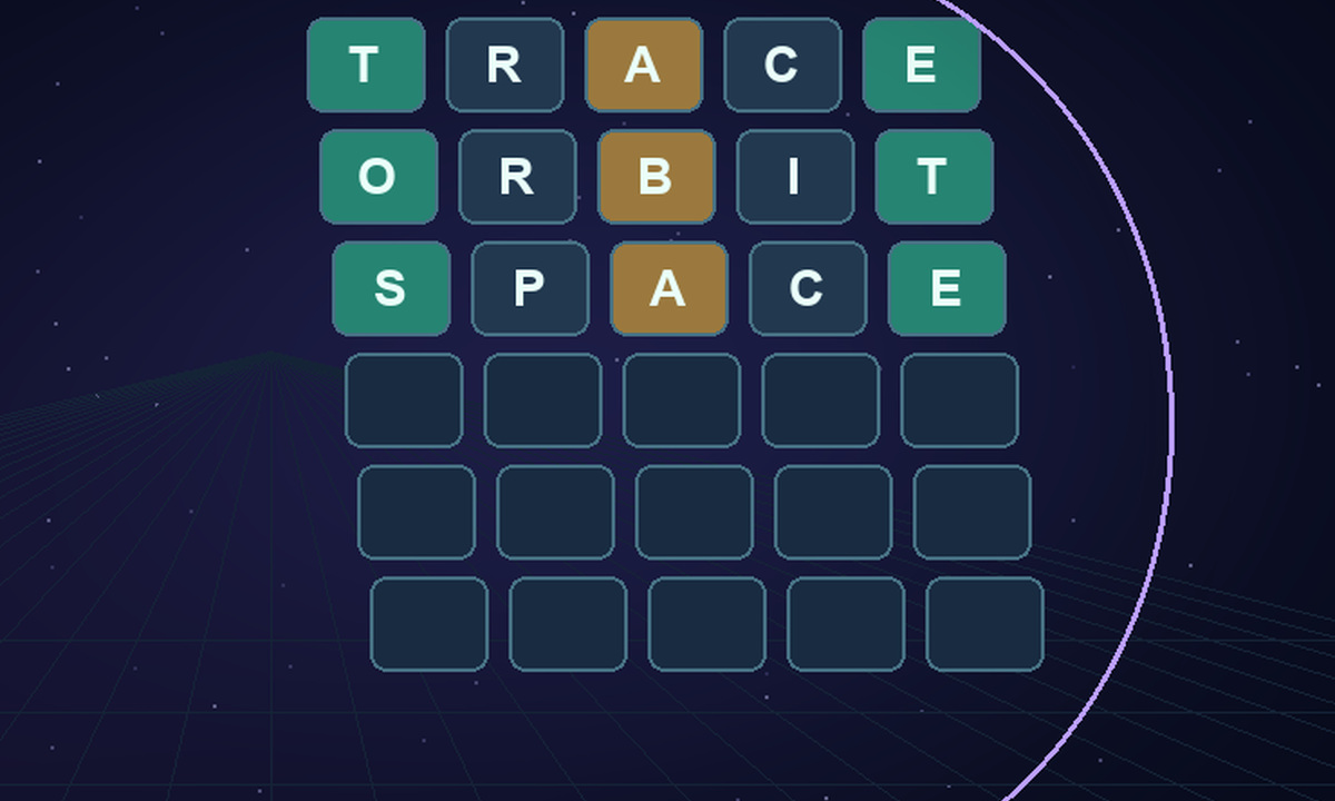 Orbit Word orbit word browser game artwork