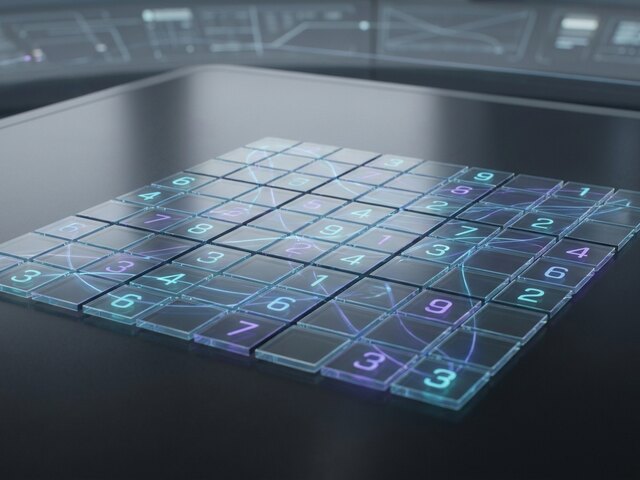 Neon Sudoku sudoku puzzle artwork