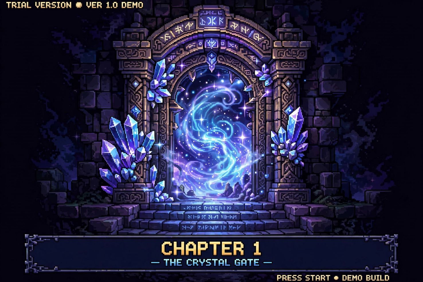 Illustrative AI-generated Chapter 1 fantasy demo portal
